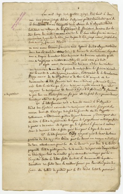 Leaves Property to Husband, Augustin Trudel by Francoise Crely